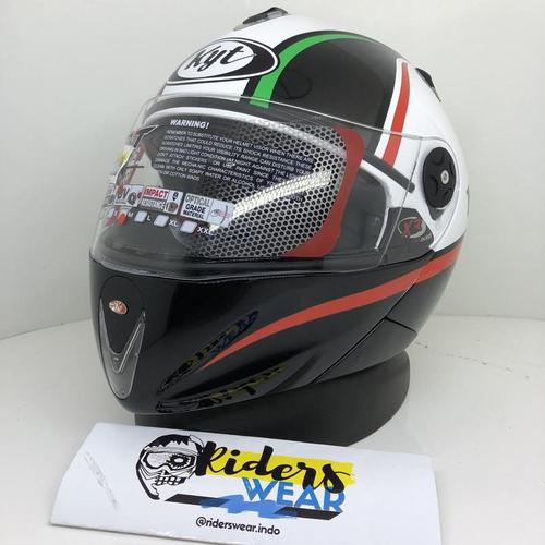 Jual KYT - X Rocket 2# white strp 