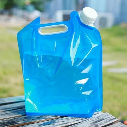 Foto Produk Jirigen Lipat Kantong Air 10 Liter Portable Water Camping Storage dari Rajawali Adventure