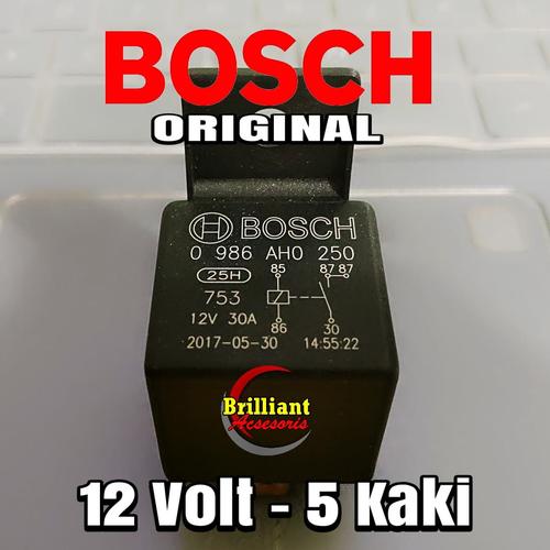 Foto Produk Relay Bosch 12v kaki 5 dari Galaxy Otomotive