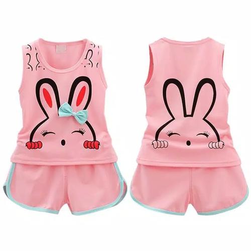 Foto Produk setelan tanktop singlet anak perempuan import 0-4thn motif kelinci dari Mr.Gabor
