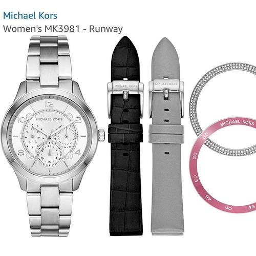 Michael Kors Watch Set MK3981 Silver 