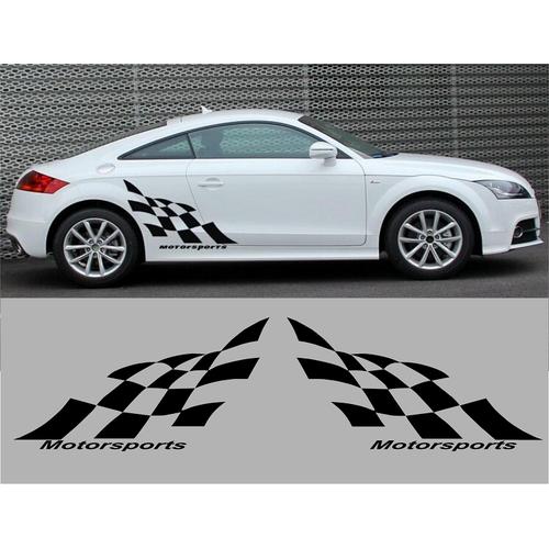 Jual Stiker Body Samping Mobil Unik Lucu Cutting Racing Motorsport ...
