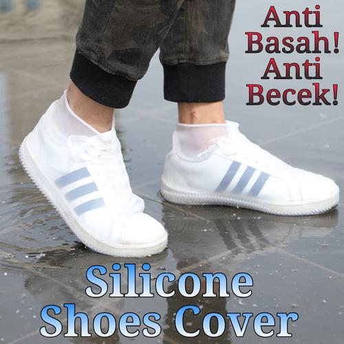 Foto Produk Pelindung Sepatu Silikon Elastis Silicone Shoes Cover Anti Becek Basah - Small dari Ahoki Store