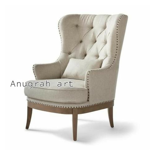 Jual sofa wing chair klasik mewah fabric Kab. Jepara Anugrah Art