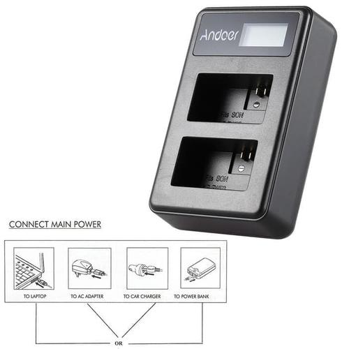 Jual New Andoer Np-Fw50 Led Display 