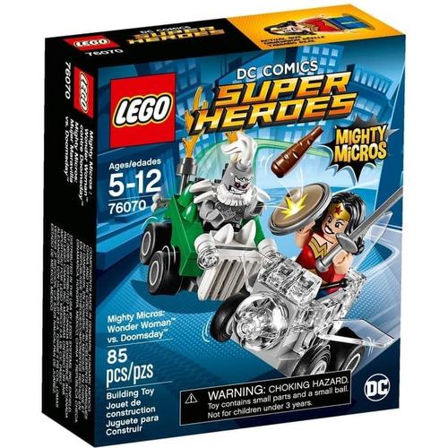 Gambar LEGO Super Heroes 76070 - Mighty Micros: Wonder Woman vs. Doomsday dari Toyz Project undefined Tokopedia