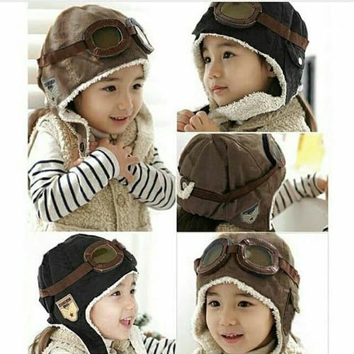 Jual Pilot Hat Brown - Kota Bandung 