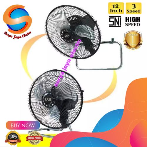 Foto Produk Kipas angin besi tornado 2 in 1 dinding n duduk kokoh n kencang dari surya jaya electro