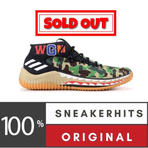 harga adidas dame 4 x bape