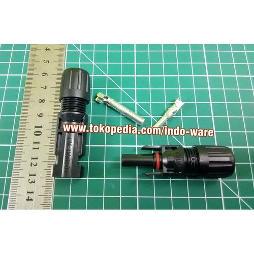 Gambar MC4 Socket Connector Panel Surya Cable Kabel Solar Cell Konektor IP67 dari indo-ware undefined Tokopedia