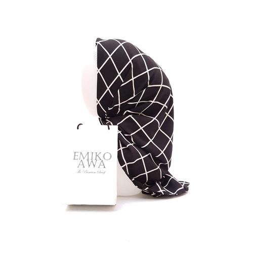 Foto Produk Jilbab Segiempat Motif BlackKotak/ Emikoawa / CerutiZara / Berkualitas dari emikoawa