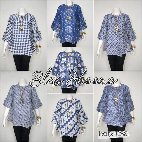 Foto Produk Batik Solo Blus Sheena Seri Bumi Batiksoloamanah 55.000 dari Batik Solo Amanah