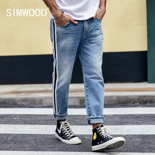 Jual SIMWOOD 2019 Jeans Men Fashion 