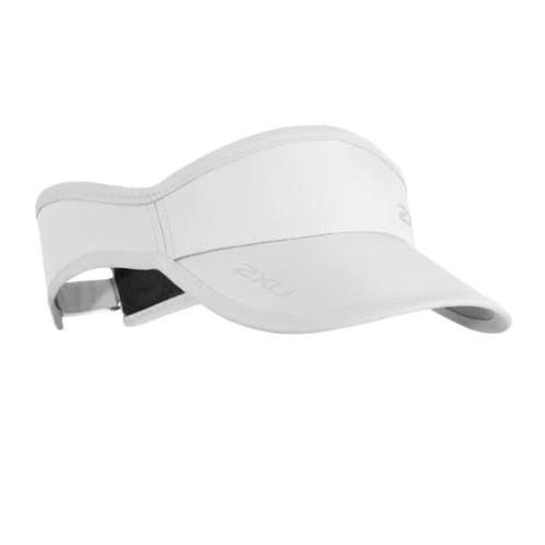 Jual 2XU RUN VISOR WHITE (TOPI LARI 