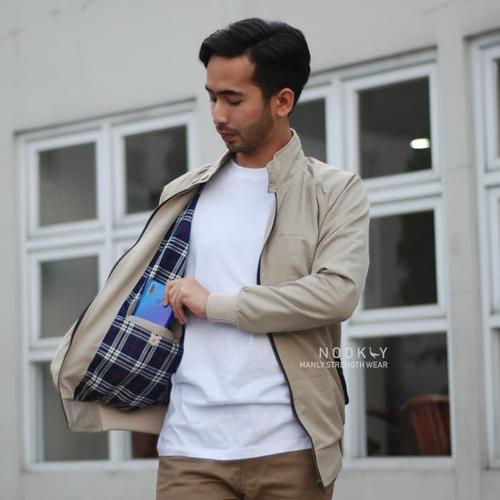 Jual jaket pria / jaket harrington 