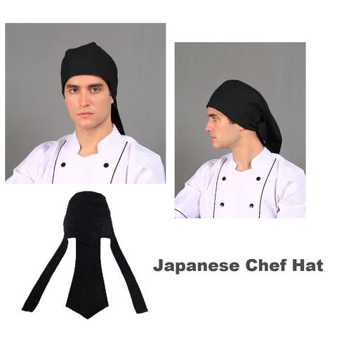 Jual Topi Koki Jepang atau Japanese Chef Hat Banyak Warna Putih