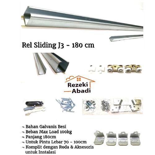 Foto Produk Rel Pintu Sliding / Rel Geser / J3 dari Rezeki Abadi12