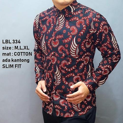 Foto Produk KEMEJA SLIM FIT / FASHION PRIA / BATIK PRIA / SLIMFIT / ODZA / D331 dari mixtomax