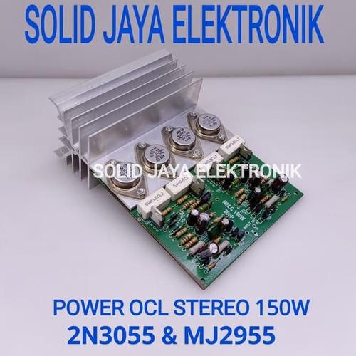 Jual KIT POWER STEREO JENGKOL 150W 2N3055 MJ2955 NELC - Kota Tangerang
