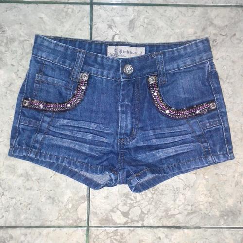 Mini Denim Jeans Shorts Katun Pendek 