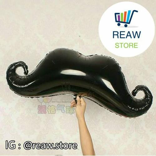 Foto Produk Balon Foil Kumis / Mustache dari SRI RATU