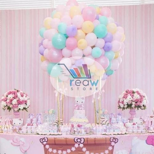 Foto Produk Balon Latex Doff Warna Pastel Macaron Per Pack dari SRI RATU