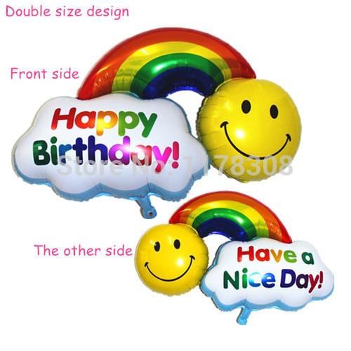 Foto Produk Balon Foil 2 Side (Have a Nice Day & Happy Birthday) dari SRI RATU