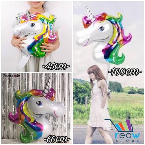 Foto Produk Balon Foil Kuda Pegasus / Unicorn (100cm) dari SRI RATU