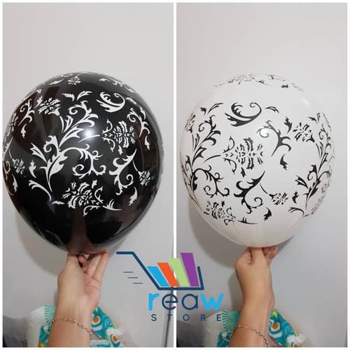 Foto Produk SALE Balon Latex Batik dan Balon Latex Motif Kulit Sapi Per Pack Murah dari SRI RATU