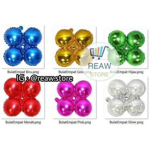 Foto Produk Balon Foil Gate Bulat / Foil Gate 4 Bulatan dari SRI RATU