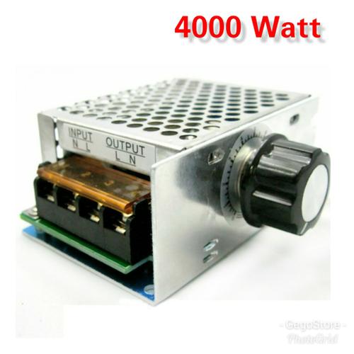 Jual Dimmer 4000W pengatur kecepatan putaran bor dinamo 20A AC220 pemanas Kota Medan Pi