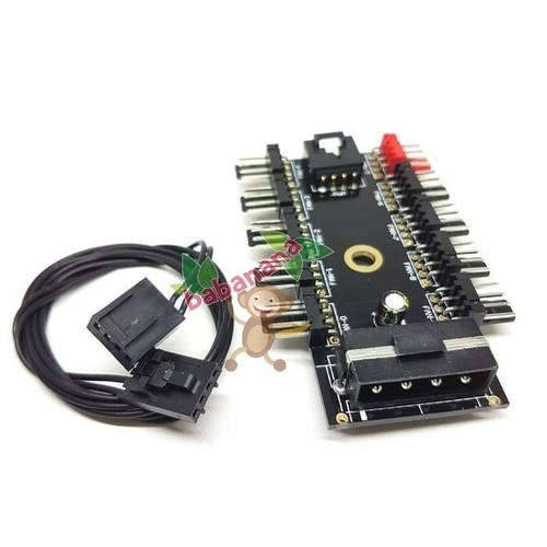 Foto Produk Splitter 1 to 10 PWM Fan Converter PC dari Babanana Store