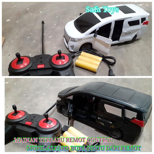 Foto Produk RC Mobil Alpard Buka Pintu Dari Remot Control Free 2biji baterai remot - Putih dari Sa-fa Toys