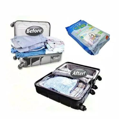 Foto Produk VACUUM BAG PLASTIK PRESS VAKUM ISI 8 FREE GRATIS POMPA dari Jakarta Grosir Online