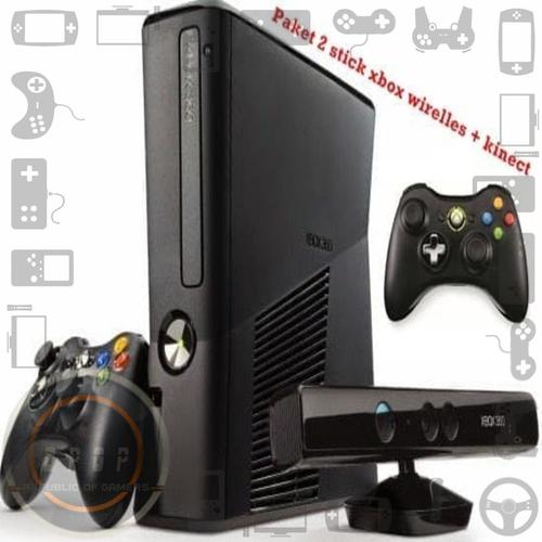 Foto Produk Xbox Slim 360 4 GB HDD 500GB Game Kinect 2 Stick Xbox Wirelles dari dpopshop
