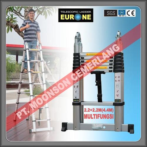 Foto Produk Tangga Teleskopik Alumunium Multi Purpose 4.4M EURONE dari Son Cemerlang