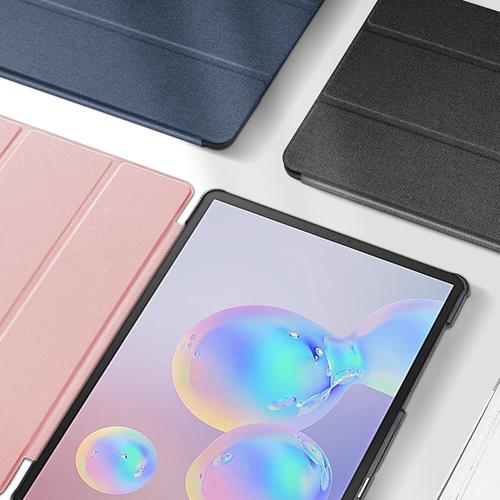Foto Produk Case Samsung Galaxy Tab S6 Dux Ducis Domo Series Book Cover Casing - Hitam dari Pine Premium Gadget Acc