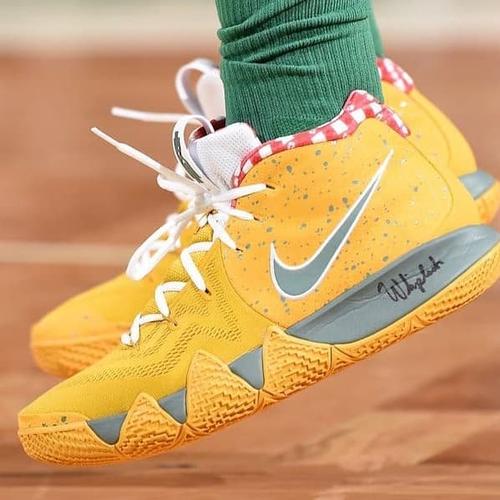 yellow kyrie 4