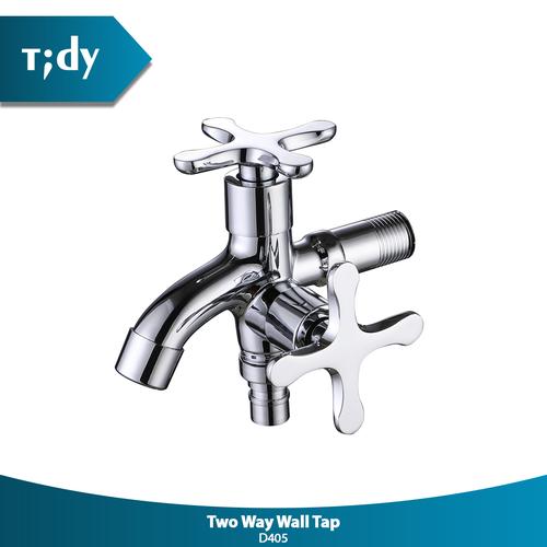Foto Produk Tidy Karmoy D405 Two Way Wall Tap - Kran Air dari Mitra10 Bahan Bangunan