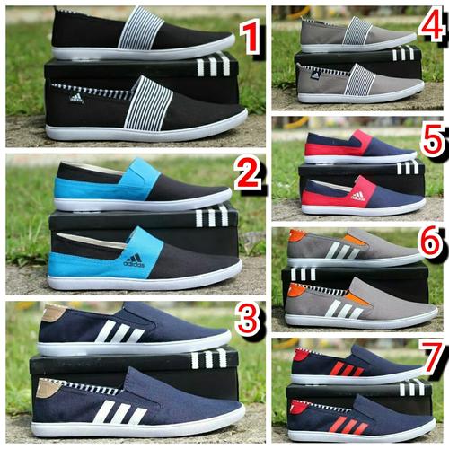 Foto Produk TERLARIS sepatu slip on Adidas TERMURAH dari yans storee