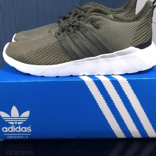 adidas questar flow olive green