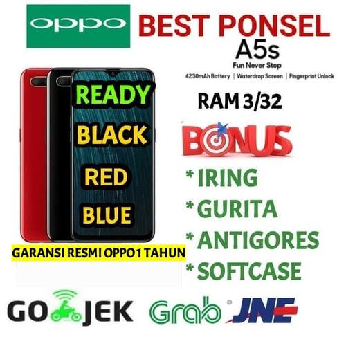 Foto Produk OPPO A5S RAM 3/32 GARANSI RESMI OPPO INDONESIA - Merah no bonus dari BEST PONSEL