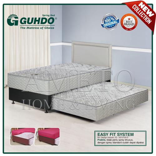 Jual Guhdo Spring Bed 2 in 1 Standard 120 x 200 Prospine Full Set