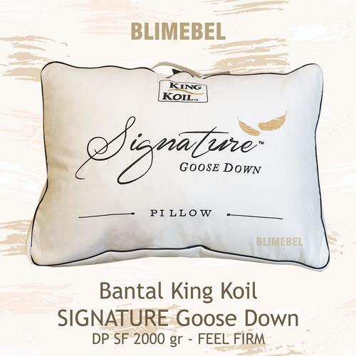 Foto Produk Bantal Kingkoil/King Koil Goose Down DP SF 2000gr Firm/Bulu Angsa dari Blimebel