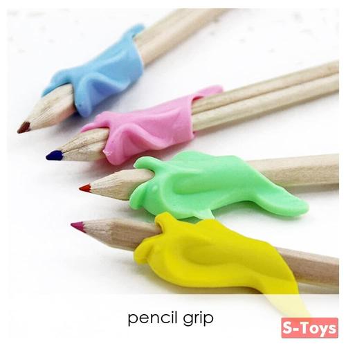 Gambar Mainan Pencil Grip / Terapi Writing Tool Dolphin / Alat Bantu Menulis dari Surajimah Toys undefined Tokopedia