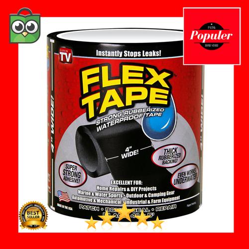 Gambar Lakban ajaib Flex Tape super kuat strong / Rubberized Waterproof Tape dari Paling populer undefined Tokopedia