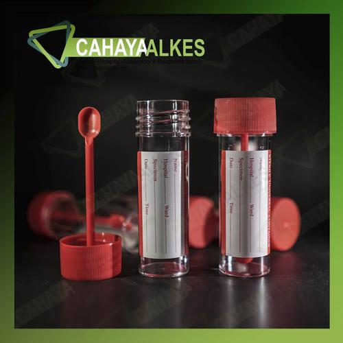 Jual Pot Feces Transparant Bersendok 30 cc Feaces Faeces Feses - Kota ...