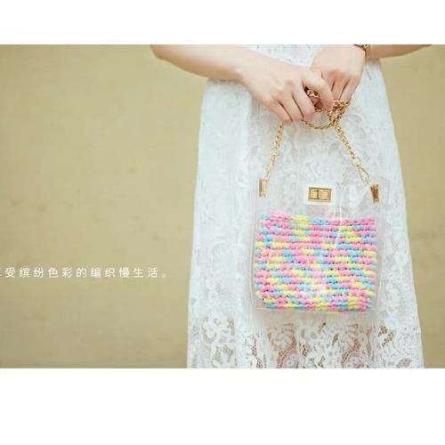 Foto Produk tas bening selempang (tanpa rajutan didalam) dari Primeivon Craft