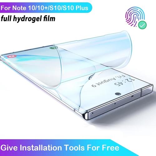 Jual Hydrogel anti gores Samsung Note 10 PLUS screen guard protector