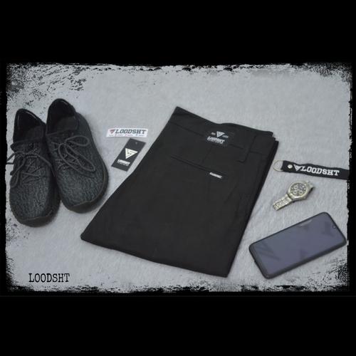 Foto Produk CELANA PANJANG PRIA CHINO LOODSHT HITAM CASUAL MURAH - Hitam, S dari LOODSHT